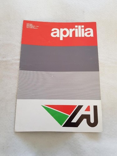 Aprilia range brochure - brochure, vendita