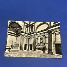 FIRENZE BASILICA S. LORENZO NUOVA SACRESTIA - Bianco e nero Cartolina