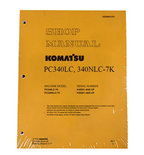 Komatsu pc340lc - komatsu, pc340lc-7k