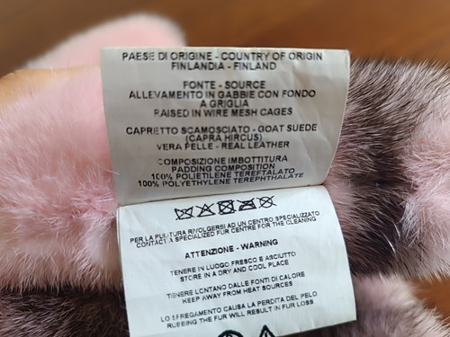 Peluche vero visone pezzo - di, visone,