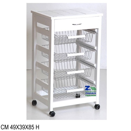 Carrello portafrutta vesuvio - portafrutta,
