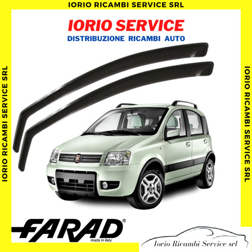 Deflettori aria per fiat panda - per,