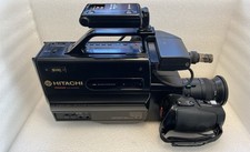 Videocamera Hitachi VM-S7200E SVHS vintage con Valigia , Non Testata