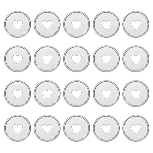 20pcs 35mm heart plastic - 35mm,