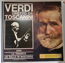 VERDI DIRETTO DA TOSCANINI Box 8x LP 33 giri 1963 classica