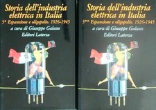 STORIA DELL'INDUSTRIA ELETTRICA IN ITALIA. 2VV GALASSO GIUSEPPE LATERZA 1993
