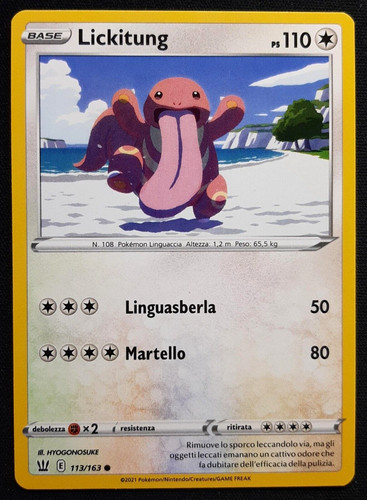 Lickitung 113 163 - 113/163, carta
