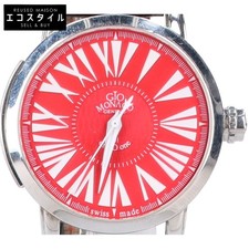 Orologio Automatico Gio Monaco 101TH One-O-One Limited to 500 Argento Rosso...