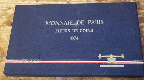 Francia franc kms - francia, fdc