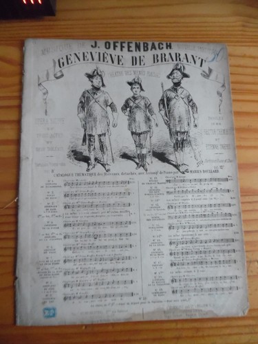 Partition offenbach genevieve - offenbach,