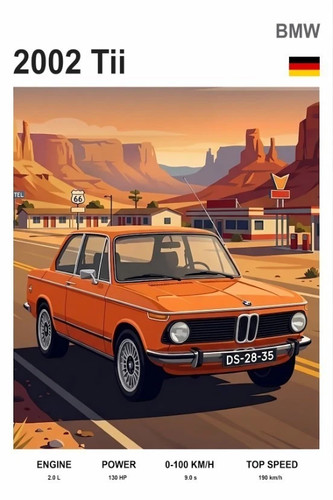 Poster arte auto epoca - poster,