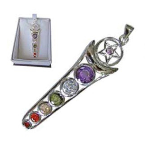 Pendente chakra pentagramma