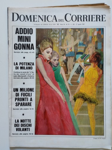 Domenica del corriere 1967 - domenica,