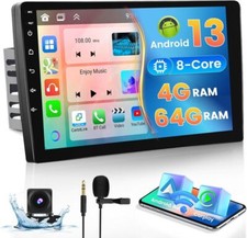 Autoradio 4+64GB 2 DIN 9" 8