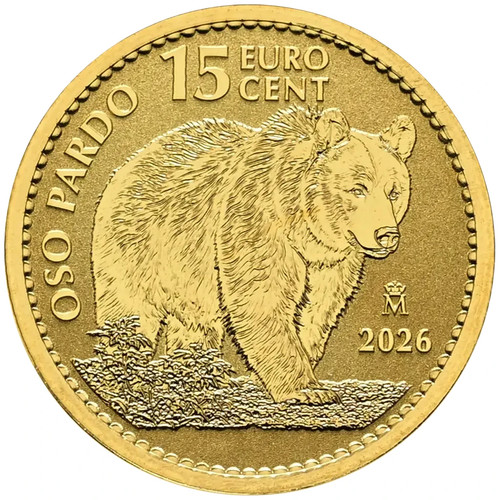 Moneta oro orso - d'oro, l'orso