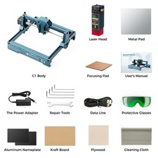 SCULPFUN C1 Mini Incisore Laser 3W Ultra Fine Portatile Legno Pelle US
