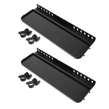  2 pezzi di cavalletto da tavolo portatile, vassoio staccabile, strumenti per