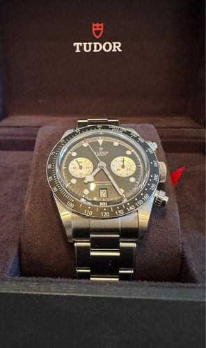Tudor black bay cronografo - black,