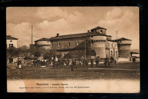 Cartolina avezzano castello - cartolina,
