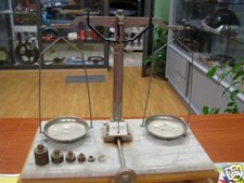 VINTAGE VECCHIO BILANCINO BILANCIA A DUE BRACCI VETRINA ORAFO FARMACISTA USATO