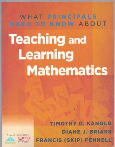 What principals need know - what,