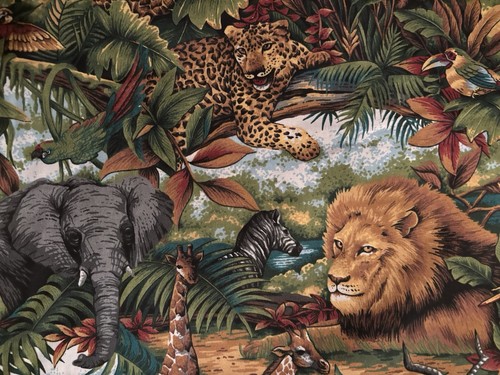Tessuto cotone animali - , stampa
