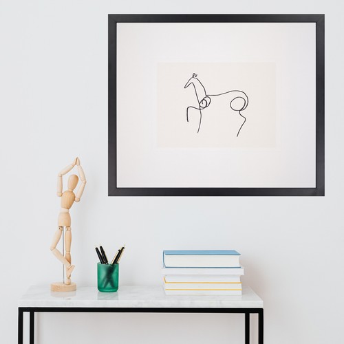 Serigrafia disegno picasso - serigrafia,