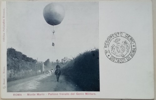 Cartolina roma monte mario - cartolina,