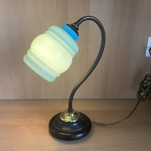 Abat jour con vetro - vetro, azzurro