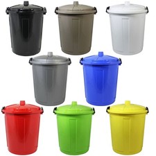 Bidone contenitore coperchio con chiusura antirandagismo 21lt pattumiera casa cu