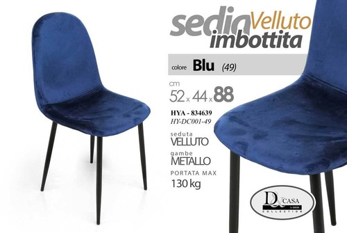 Sedia metallo salotto sala - sedia,