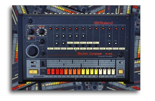 13x19 roland 808 drum - roland, tr-808