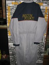 Vintage Olio Fiat rally racing team squadra corse mechanic cotton tuta '70s