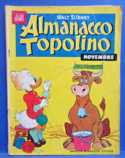 ALMANACCO TOPOLINO Mondadori 1958 n. 11 originale !