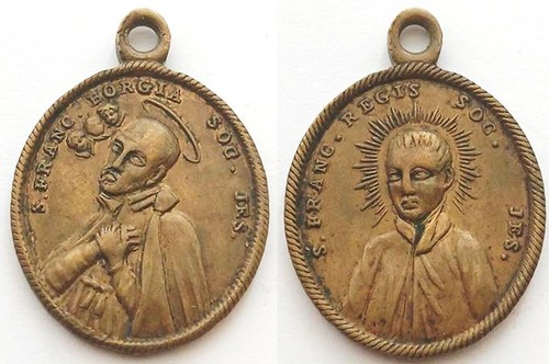 Medaglia san francesco borgia - san,