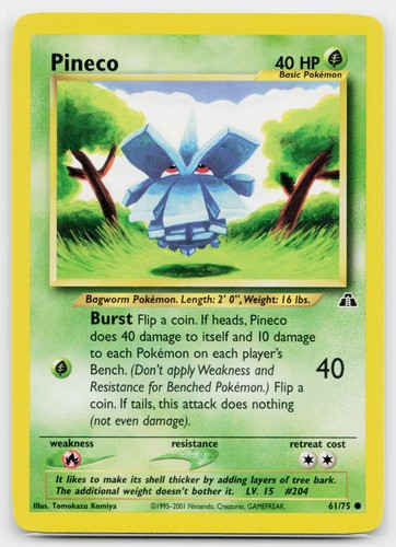 Pokemon 2001 tcg - pokemon, 61/75