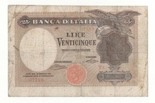 25 LIRE AQUILA LATINA BANCA