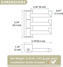 Gancio Asciugamani Girevole