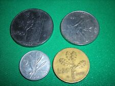 ITALIA SERIE MONETE ANNO 1957 IN LIRE 2-20-50-100 LIRE