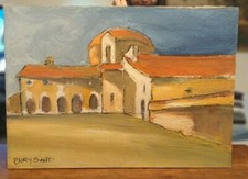 Quadro ROMA SPARITA  Enry Sant  Enrico Santelli 1992 con certificato  50x70