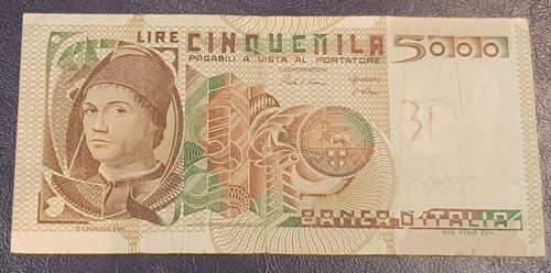 Banconota 5000 lire - 5000, messina
