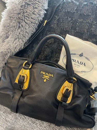 Borsa prada bauletto nera - borsa,