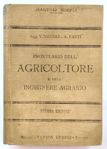 Prontuario dell agricoltore - dell'agricoltore, e