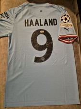 Camicia firmata Haaland BECKETT testimone con certificato di autenticità