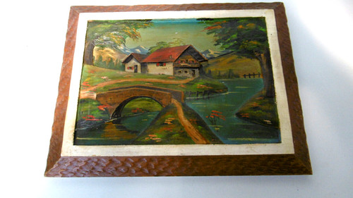 Quadro casa campagna - quadro,