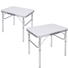 [2 MISURE] Tavolo Pieghevole da Campeggio 60x45x59 o 70x55x59 cm Tavolino Picnic