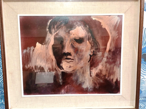 Quadro donna fabbrica - quadro, fabbrica"