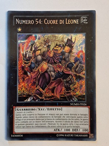 Yugioh numero rara - 54,