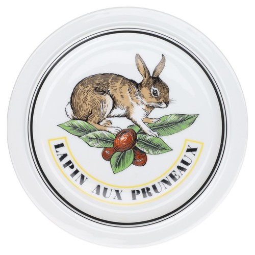 Piatto torta lapin aux - piatto,