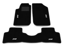 Tappetini tappeti compatibili con Peugeot 206 1998-2013 - posteriori uniti